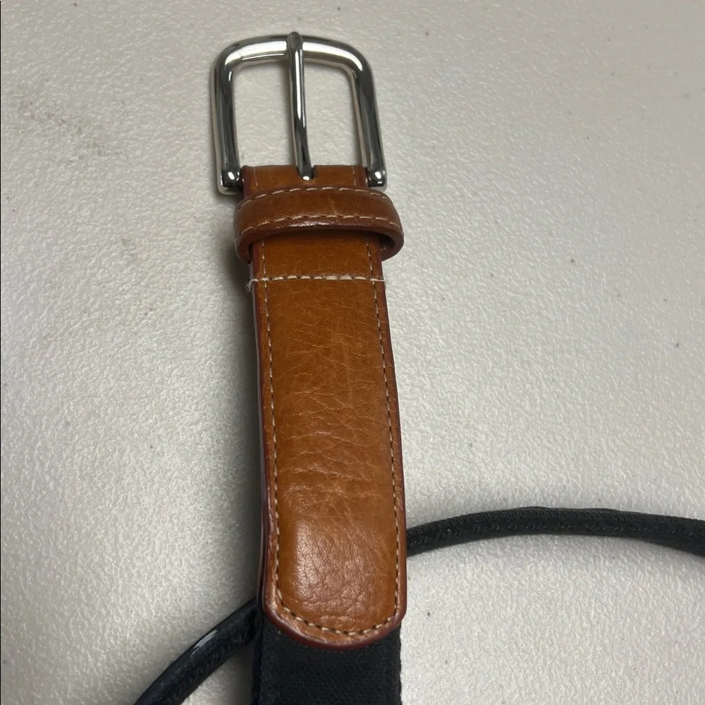 Boone Valley Men’s Black Strap Belt Sz 42
